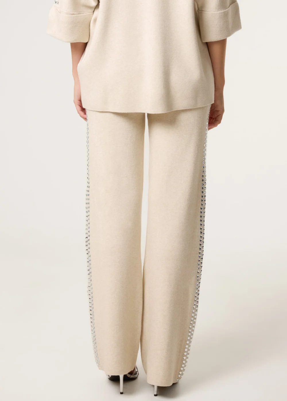 Blue Vanilla Stone Square Rhinestone Trousers - L/XL Image 4