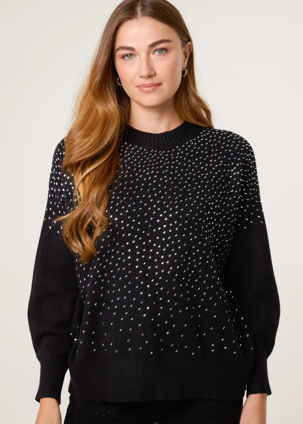Blue Vanilla Black Diamante Jumper - L/XL Image 3