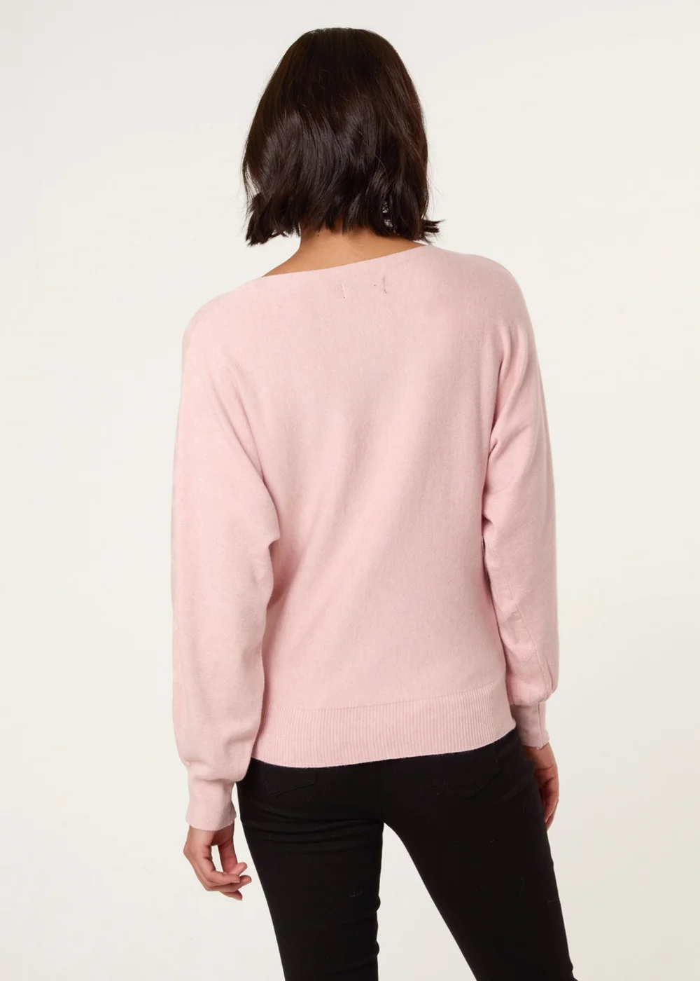 Blue Vanilla Pink Patterned Jumper - M/L Image 4