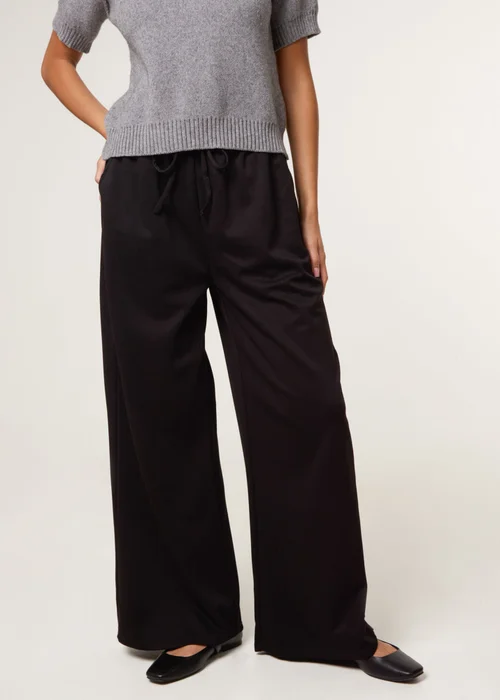 Blue Vanilla Black Wide Leg Trouser - L/XL Image 2