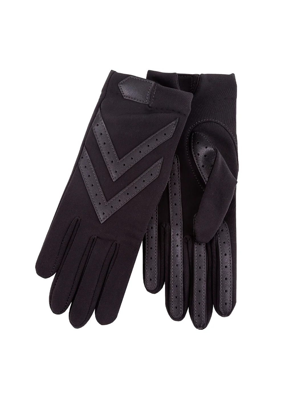 Totes Isotoner Black Original Stretch Glove - One Size Image 1