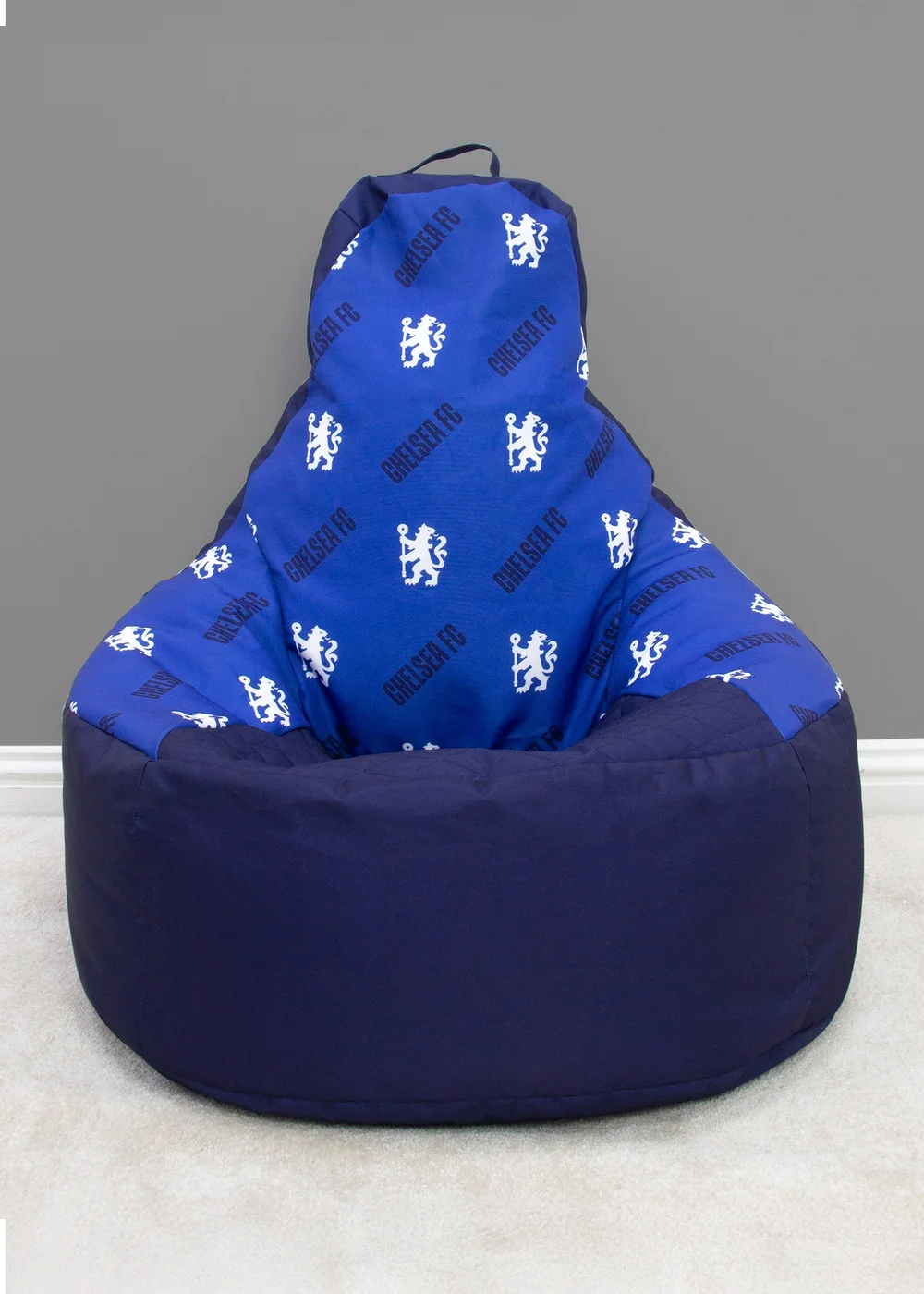Chelsea FC Blue Rocker Bean Chair - One Size Image 2