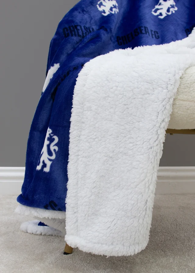 Chelsea FC Goal Blue Sherpa Fleece