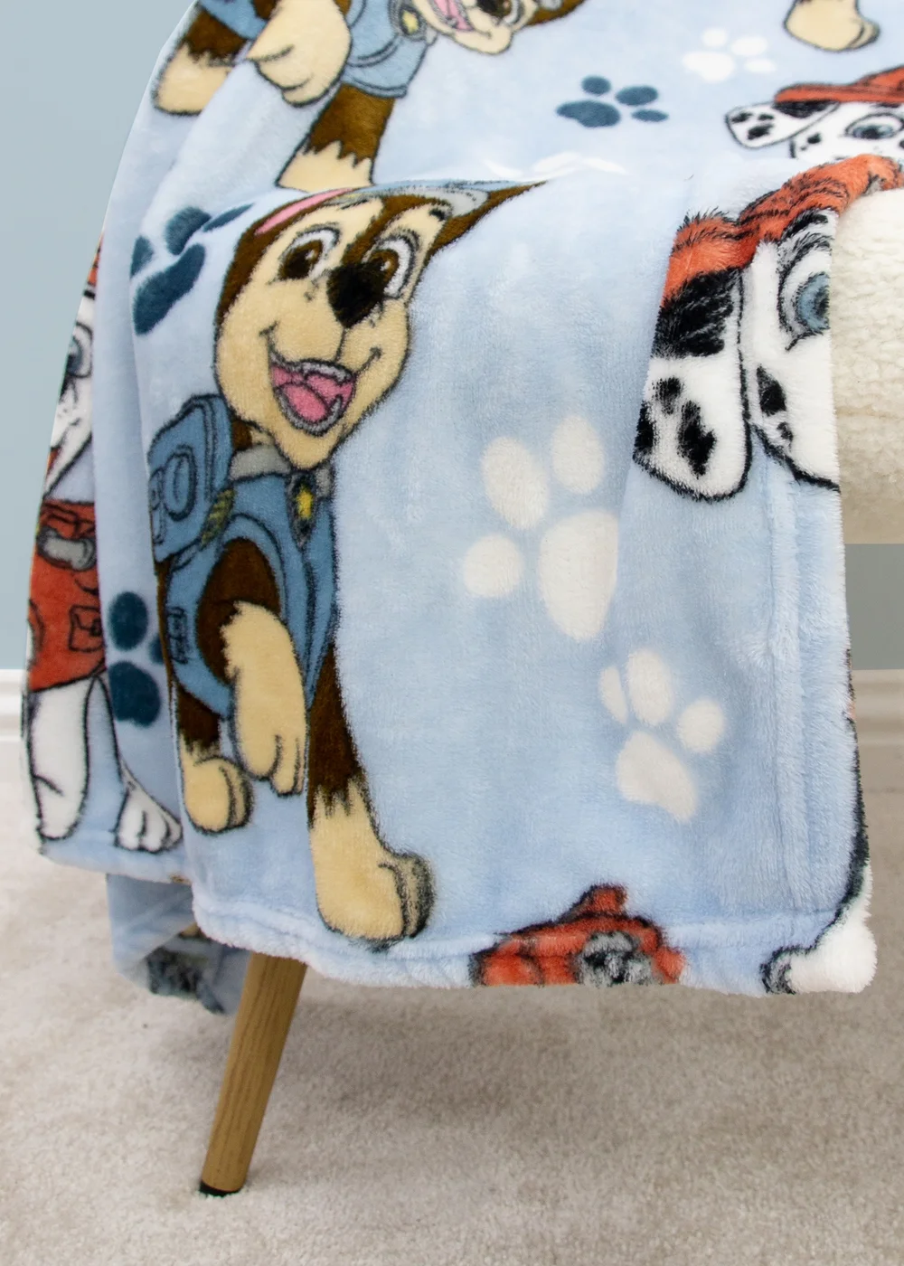 Paw Patrol Sketchy Blue Fleece Blanket - 100 x 150 Image 5