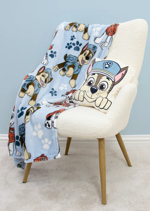 Paw Patrol Sketchy Blue Fleece Blanket - 100 x 150 Image 1