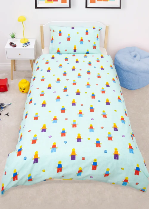 Lego Colorblock Multicolour Duvet Cover - Single Image 2