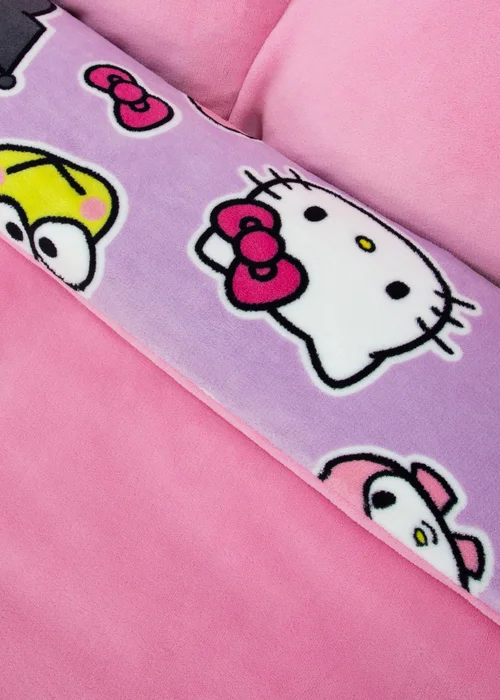 Hello Kitty Chill Pink Fleece Duvet Cover Set - Single Image 5
