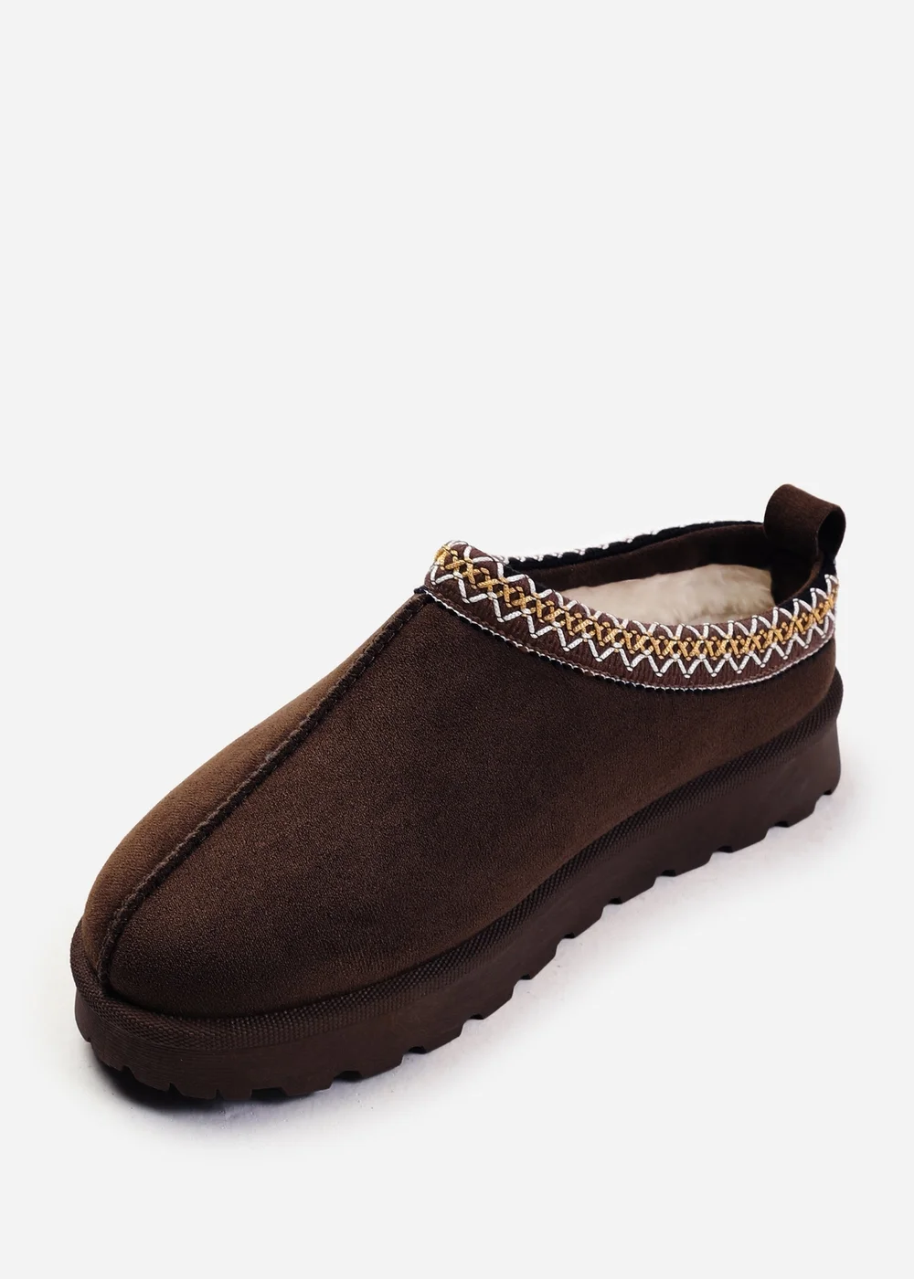 Where's That From Pine Brown Faux Suede Faux Fur Mini Boots - 5 Image 3