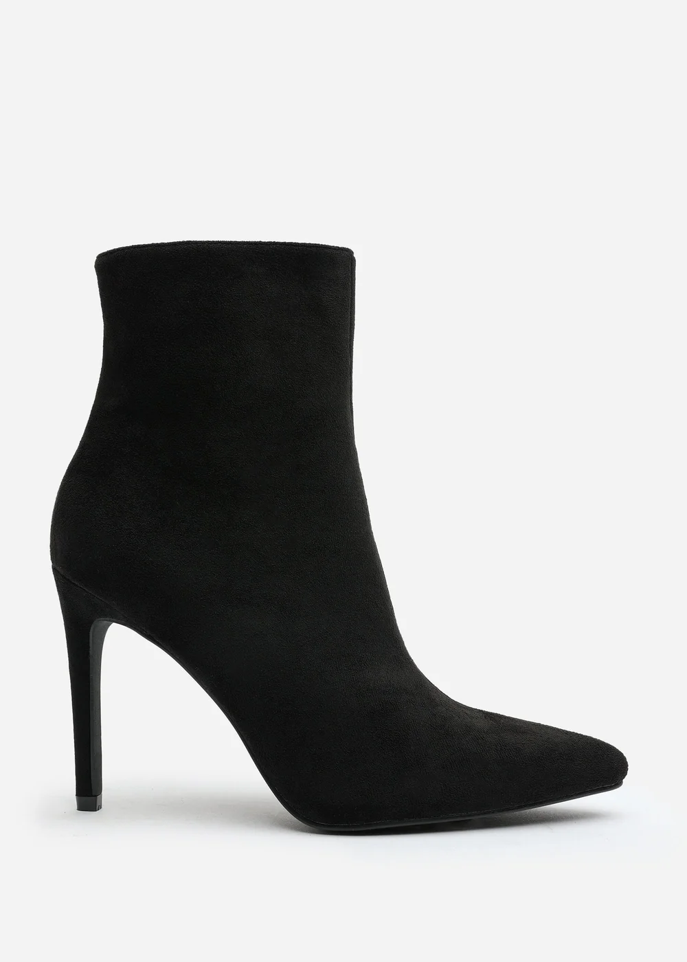 Where's That From Jemima Black Faux Suede Stiletto Ankle Boots - 5 Image 1