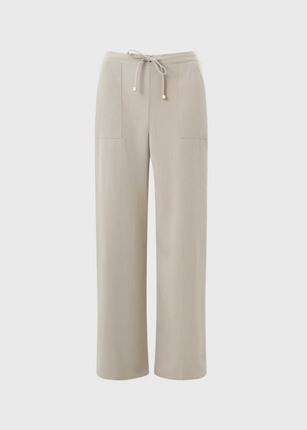 Taupe Full Length Clipper Trousers - 8 Image 4