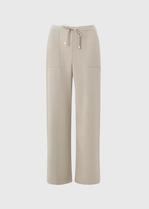 Taupe Full Length Clipper Trousers - 8 Image 4