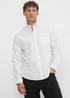 Lincoln White Linen Blend Shirt - M Image 1