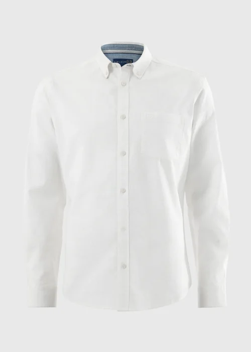 Lincoln White Linen Blend Shirt - M Image 4