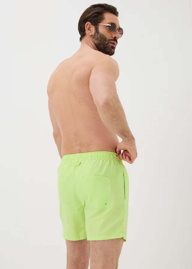 Lime Essential Regular Fit Swim Shorts
