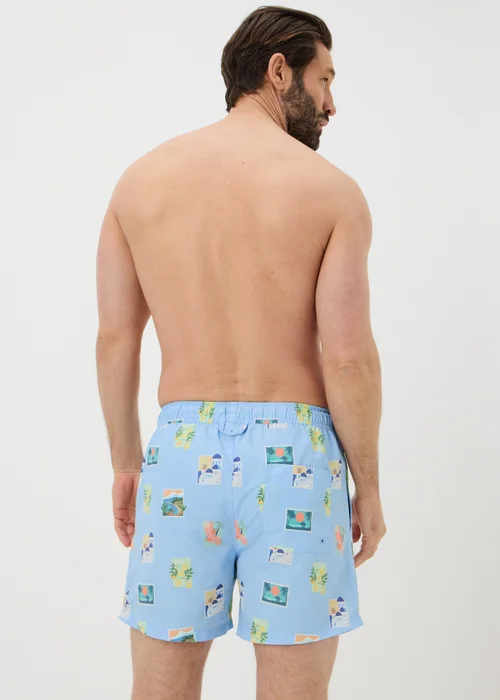 Blue Postcard Essential Regular Fit Swim Shorts - Small Image 2