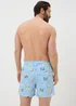 Blue Postcard Essential Regular Fit Swim Shorts - Small Image 2