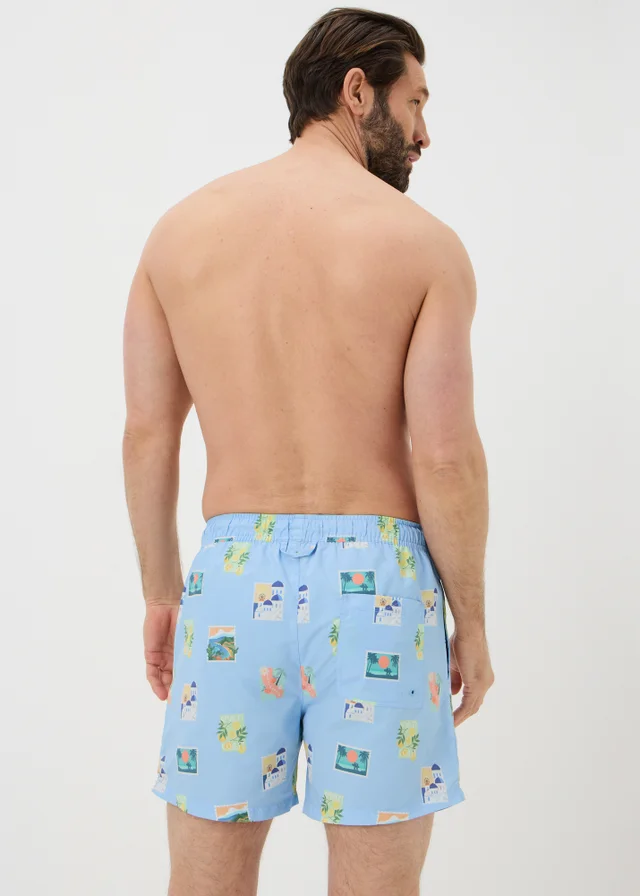 Blue Postcard Essential Regular Fit Swim Shorts