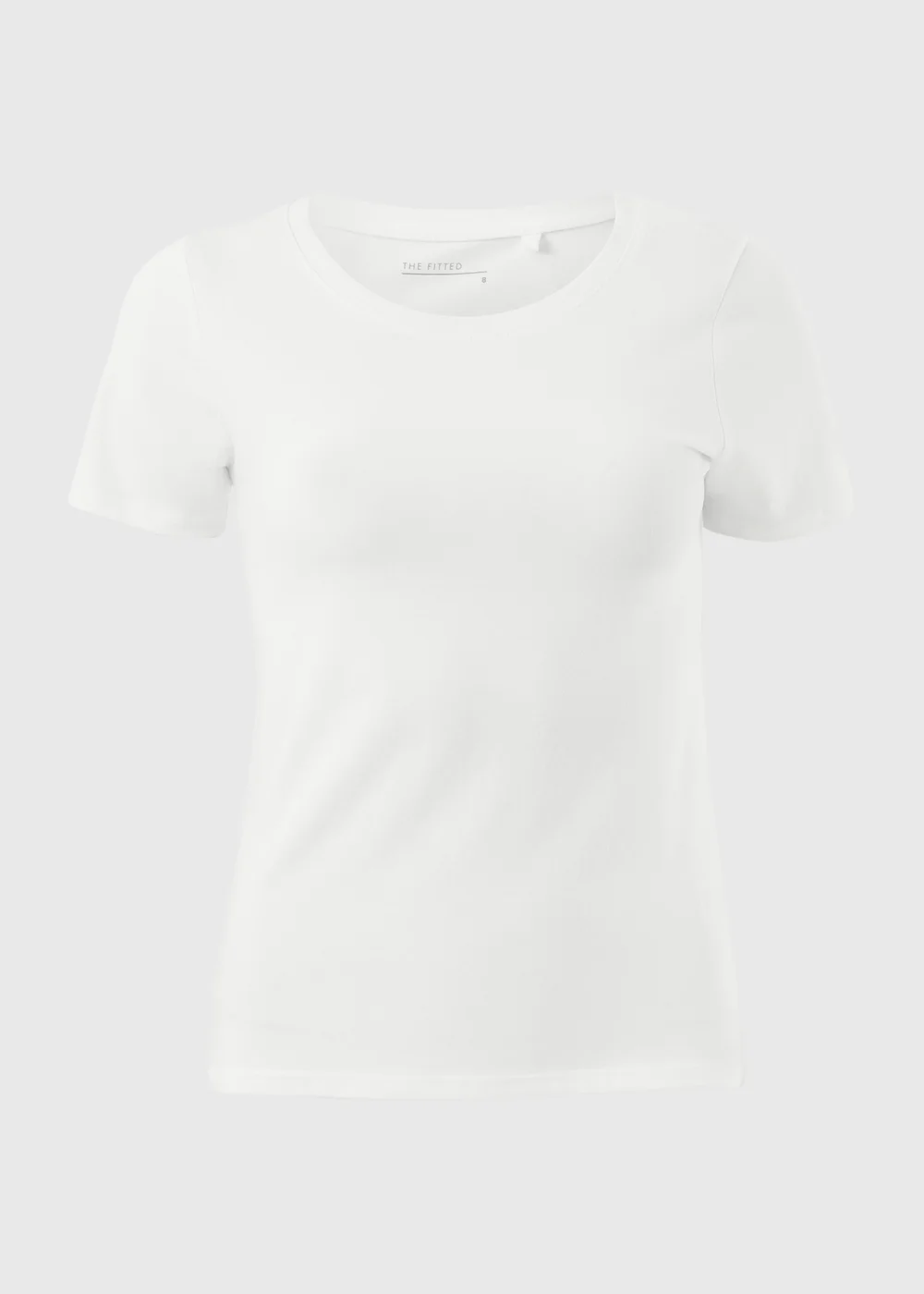 White Fitted T-Shirt - 20 Image 4