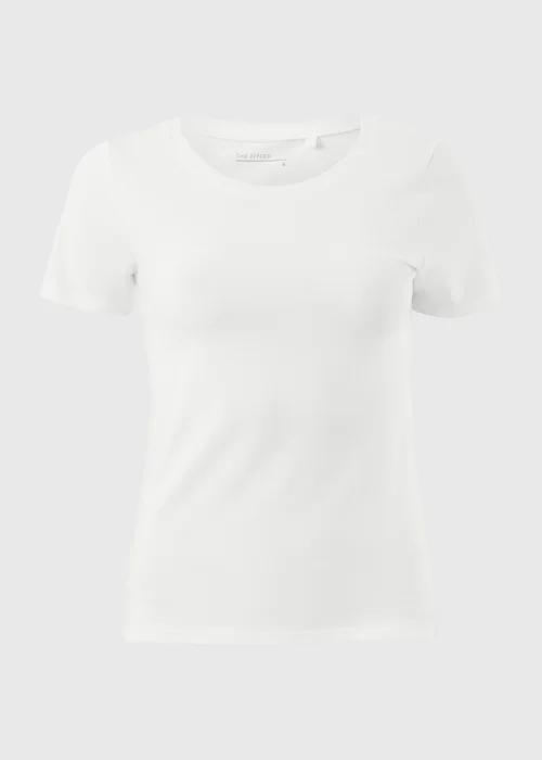 White Fitted T-Shirt - 20 Image 4