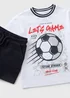 Boys White Football Top & Short Set (1-7yrs) - 1 to 1 half years Image 2