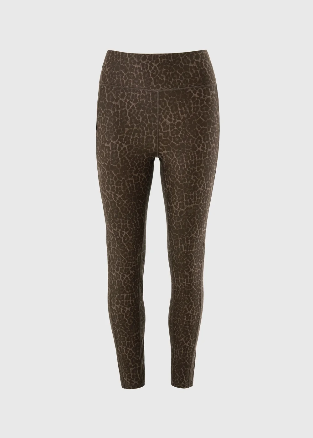 Souluxe Brown Leopard Print Gym Leggings - 22 Image 4