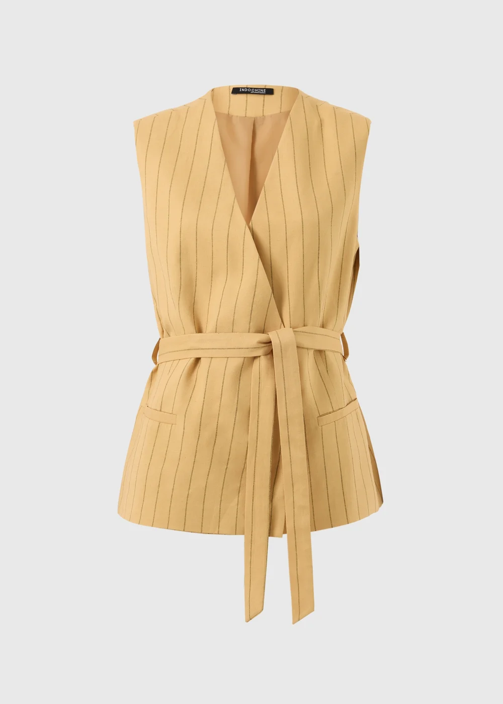 Et Vous Buttermilk Pinstripe Co Ord Waistcoat - 18 Image 3