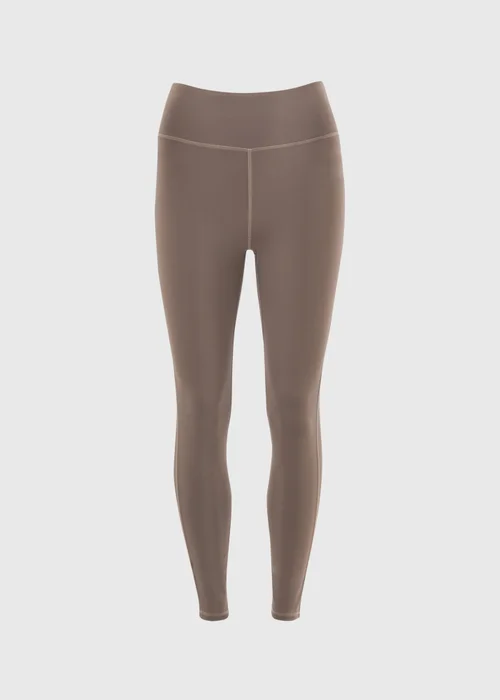 Souluxe Mocha Wrap Waist Gym Leggings - 6 Image 4