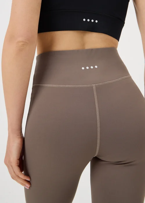 Souluxe Mocha Wrap Waist Gym Leggings - 6 Image 3