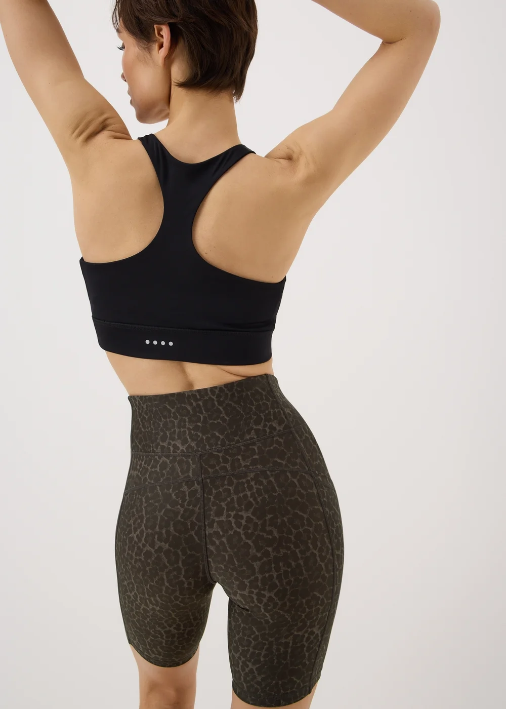 Souluxe Brown Leopard Print Cycling Shorts - 6 Image 2