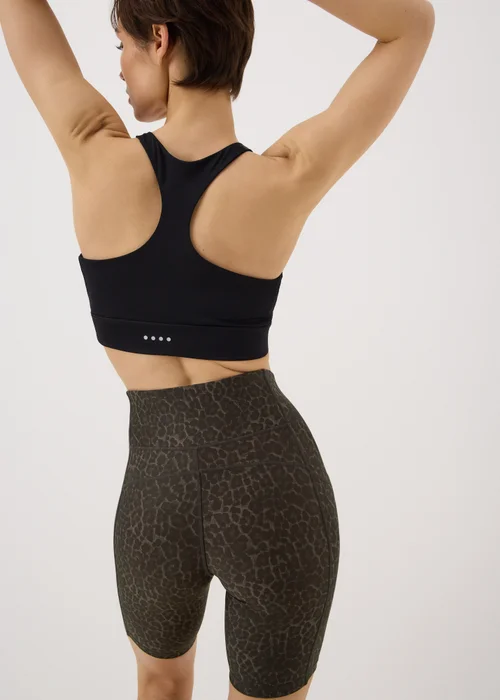 Souluxe Brown Leopard Print Cycling Shorts - 6 Image 2