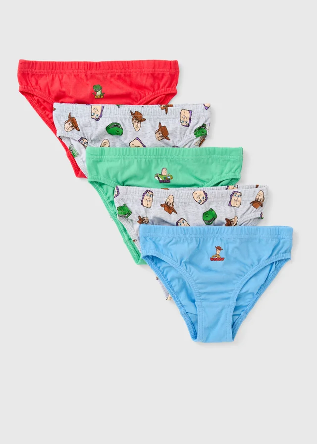 Disney Toy Story 5 Pack Boys Multicolour Briefs (2-7yrs)