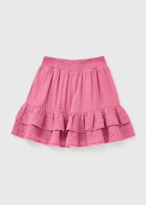 Girls Pink Rara Skirt (7-15yrs) - Age 7 Years Image 1