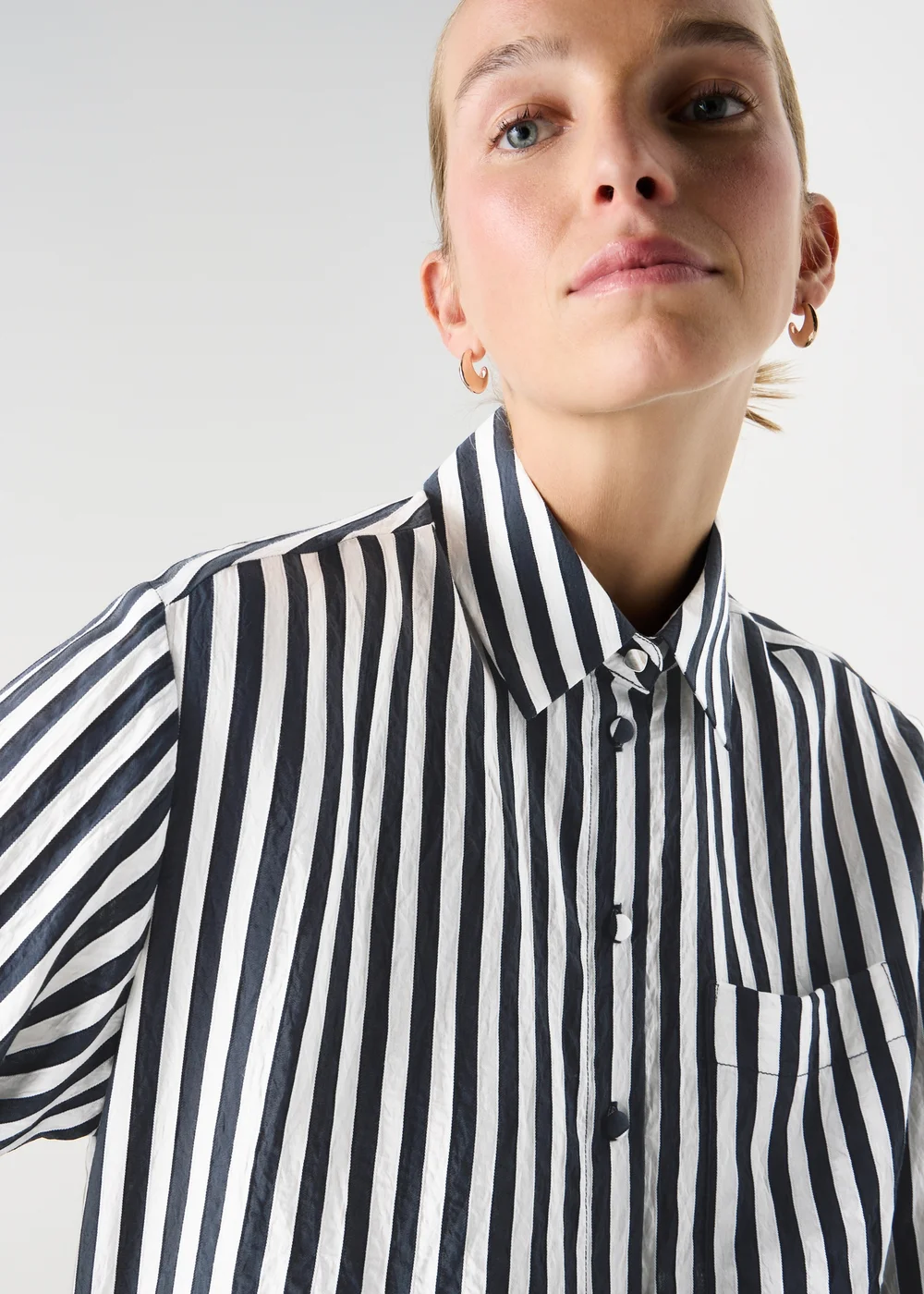 Navy Stripe Shirt - 8 Image 2
