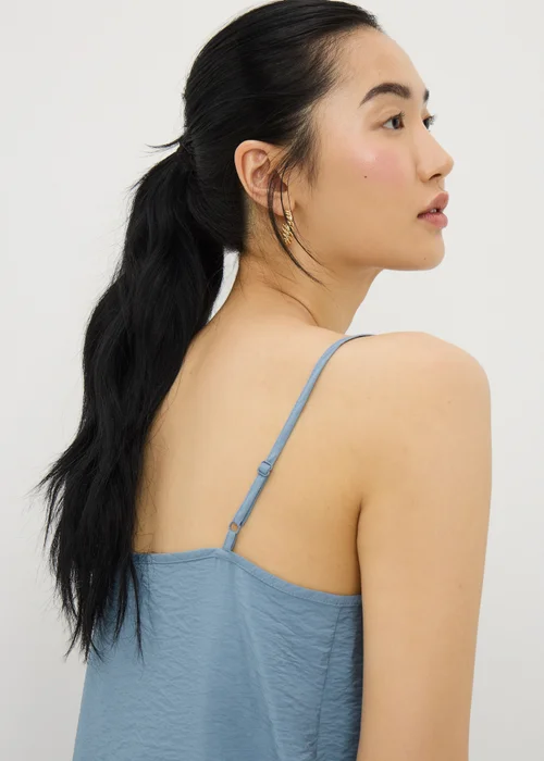 Blue Ruched Cami Top - 26 Image 2