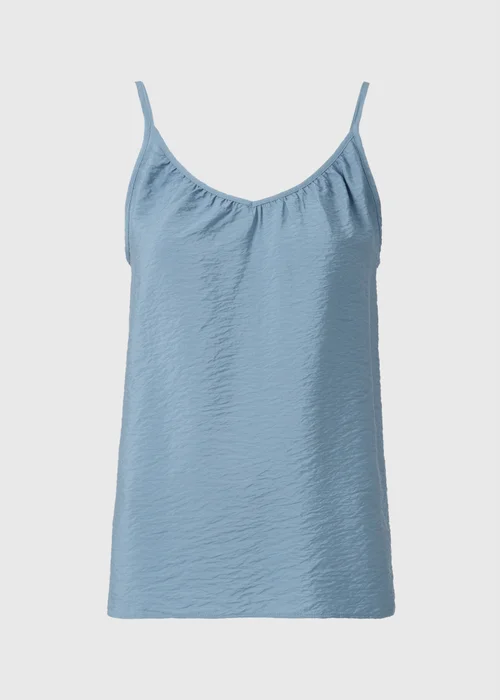 Blue Ruched Cami Top - 26 Image 4