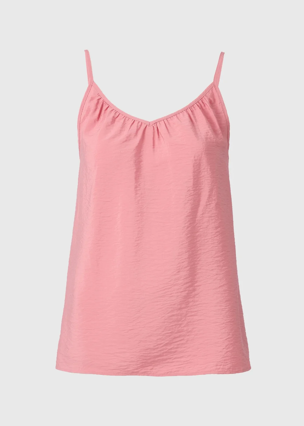 Pink Ruched Cami Top - 26 Image 3