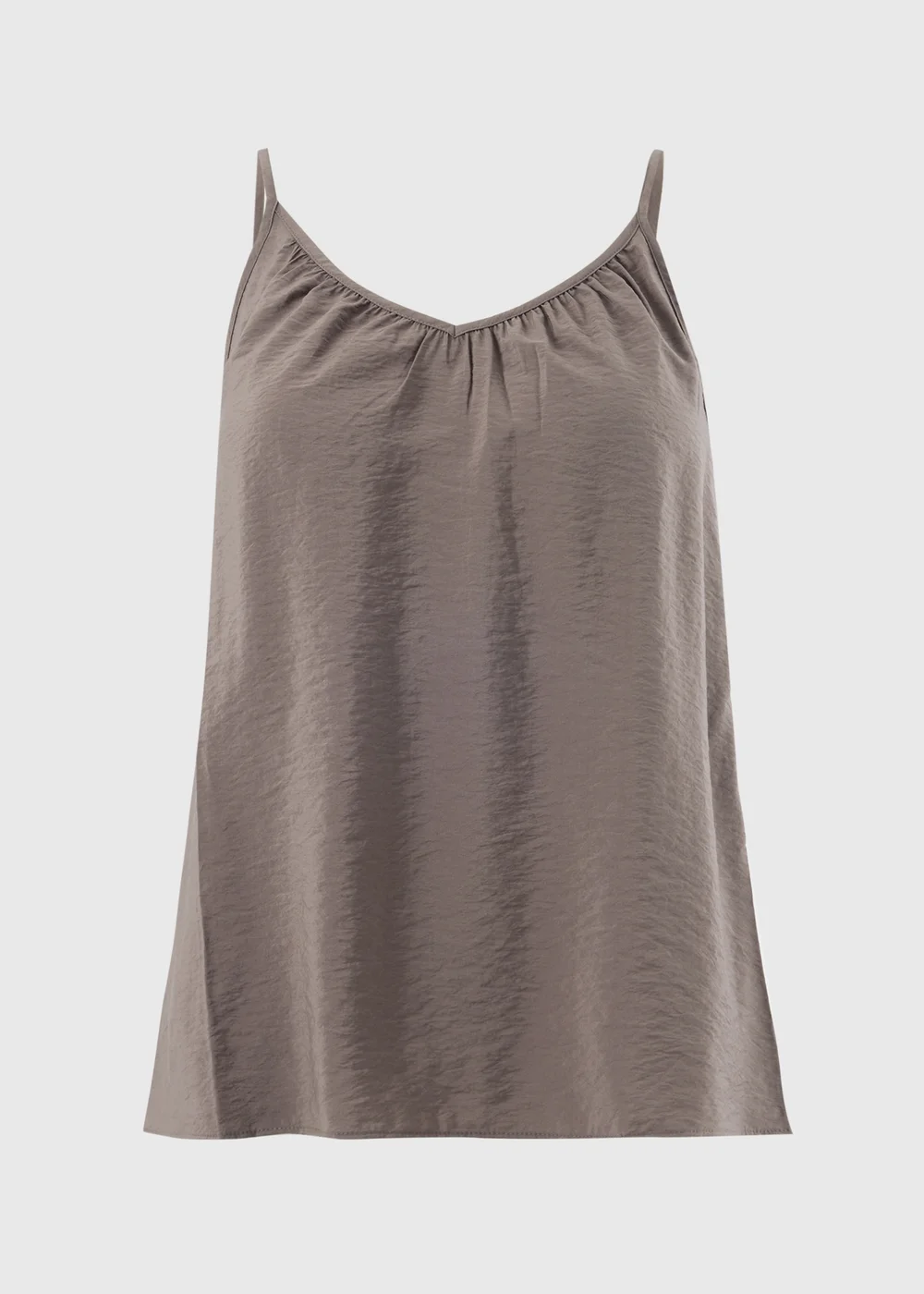 Mocha Ruched Cami Top - 26 Image 4