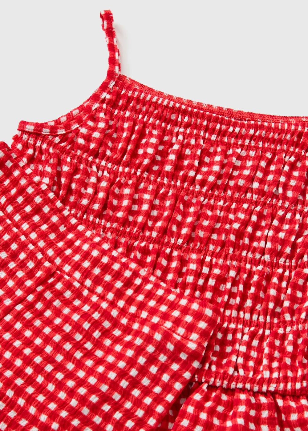 Girls Red Gingham Vest & Trouser Set (1-7yrs) - 1-1.5 Yrs Image 2
