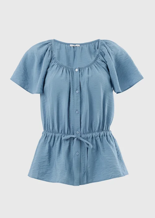 Blue Angel Sleeve Tie Waist Shirt - 24 Image 4