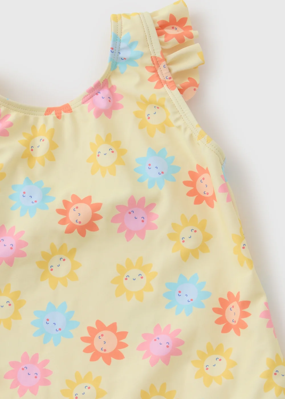 Girls Yellow Sun Swimming Costume (1-7yrs) - 1-1.5 Yrs Image 2
