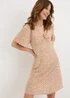 Pink Ditsy Floral Mini Tea Dress - 8 Image 1