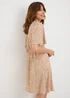 Pink Ditsy Floral Mini Tea Dress - 8 Image 2