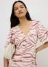 Pink Zebra Print Mini Tea Dress - 8 Image 2