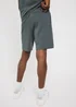 Dark Grey Textured Co Ord Shorts - S Image 2
