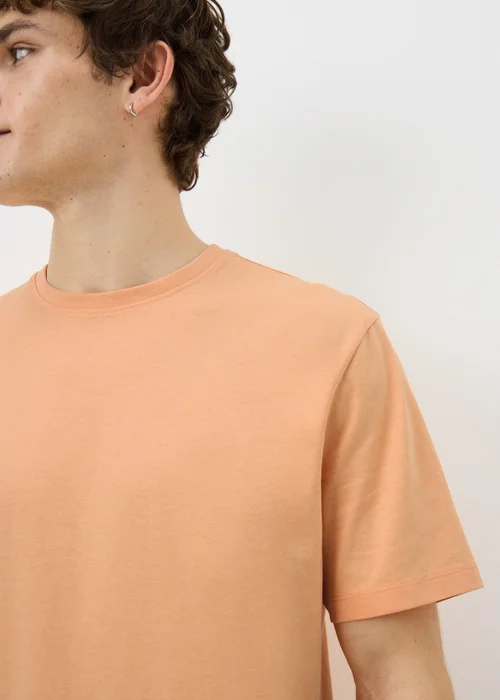 Peach Essential Crew Neck T-Shirt - XS Image 3