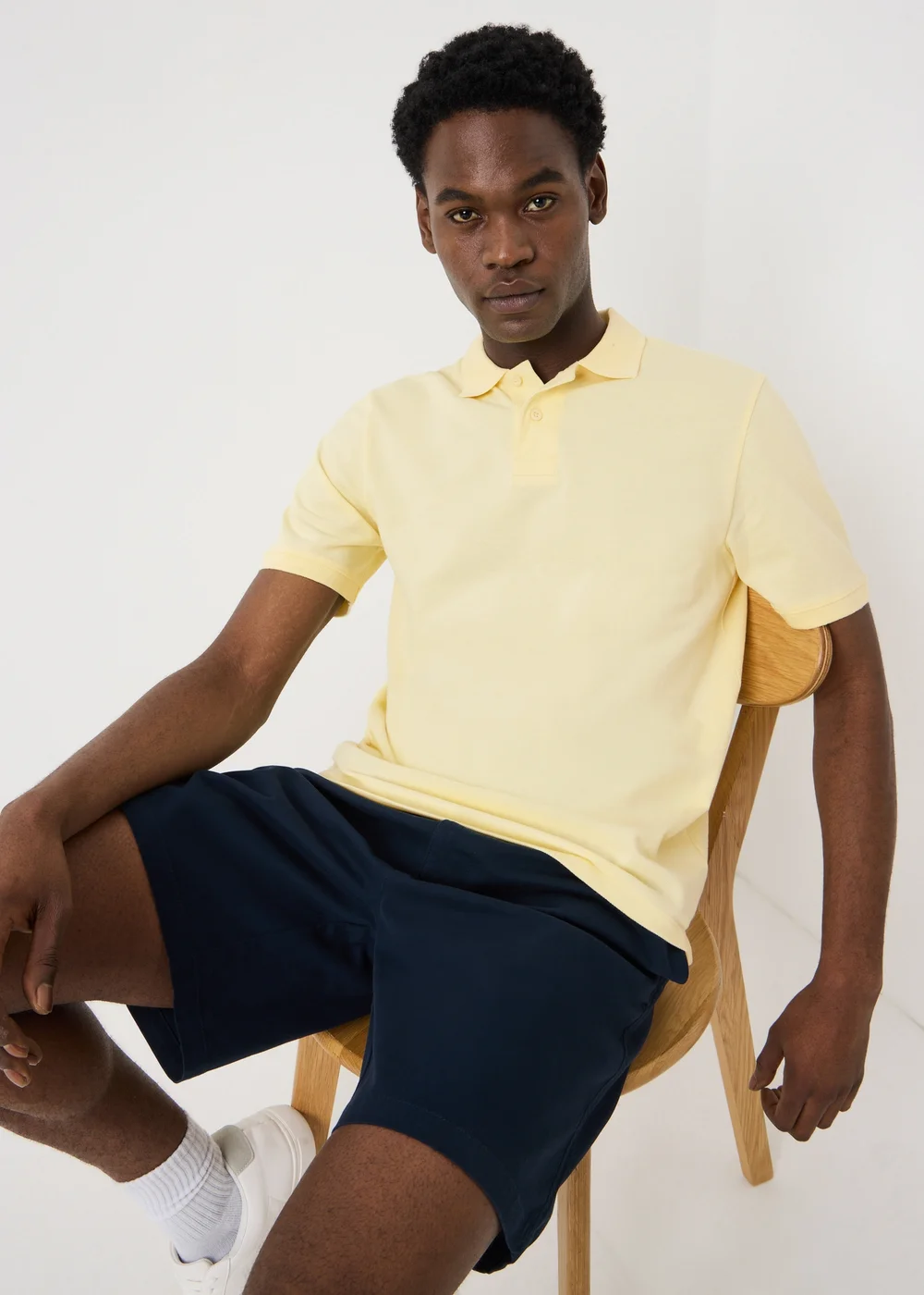 Yellow Essential Polo Shirt - S Image 1