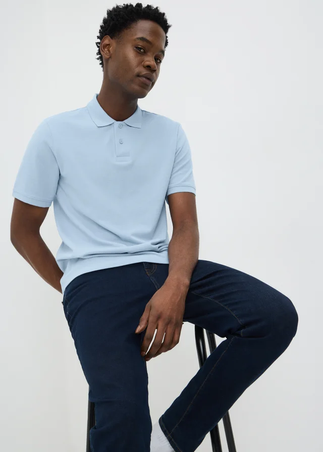 Baby Blue Essential Polo Shirt