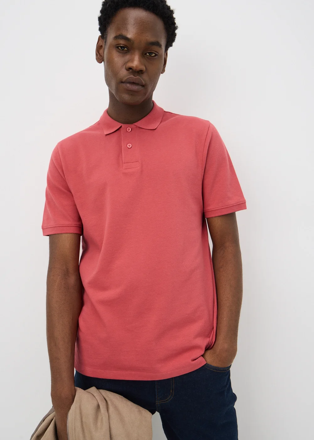 Red Essential Polo Shirt - XS Image 1