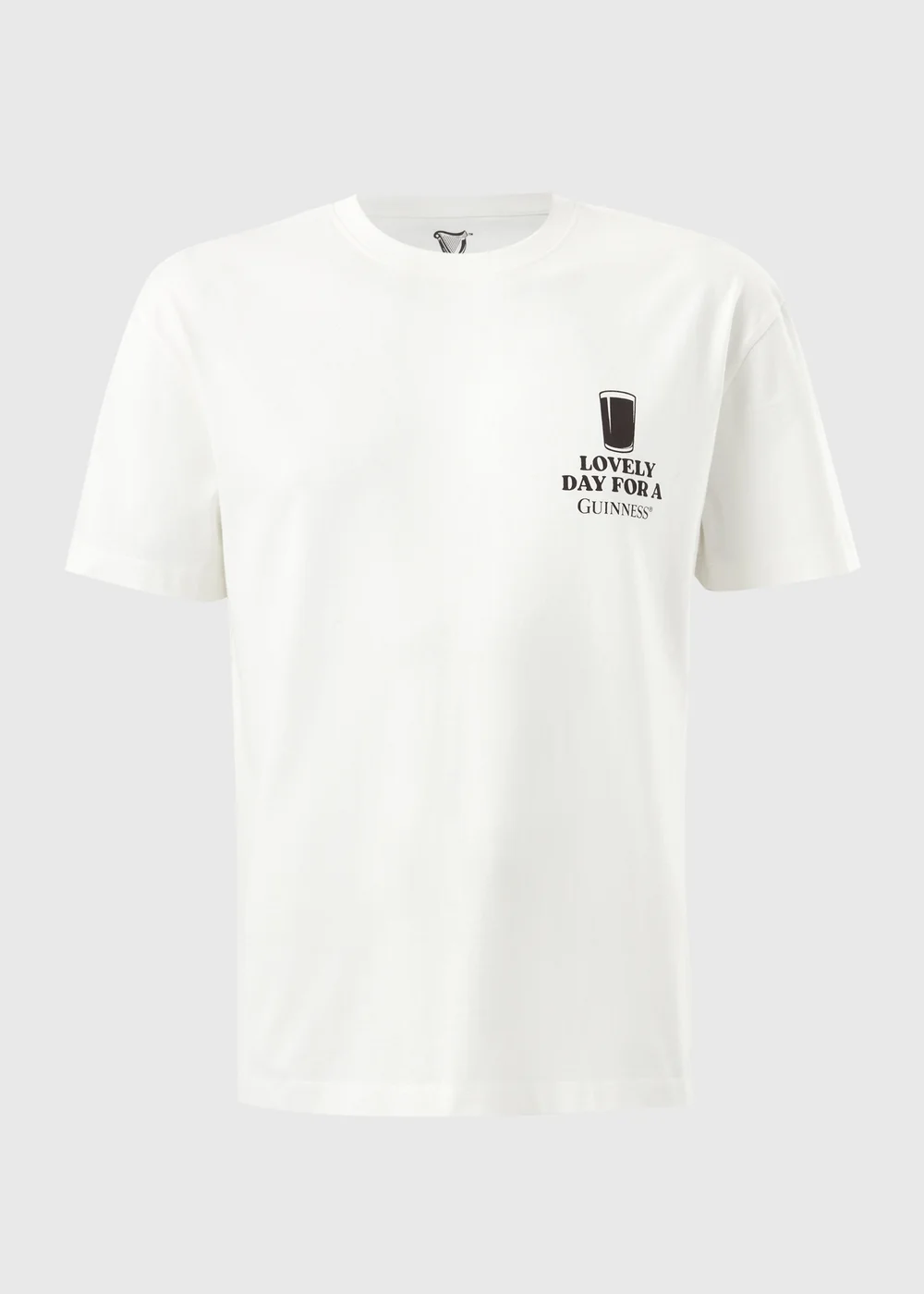 Guinness White Graphic T-Shirt - S Image 4