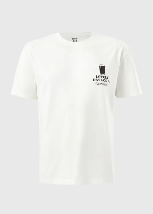 Guinness White Graphic T-Shirt - S Image 4